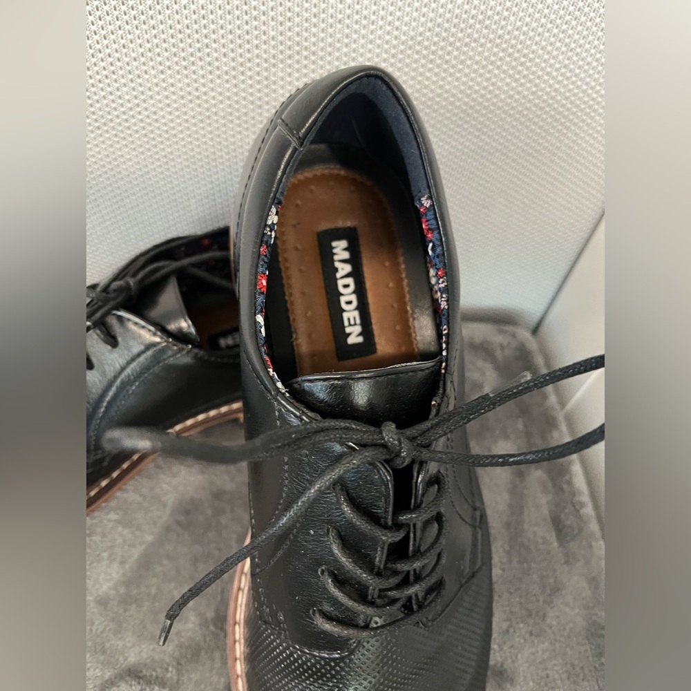 Madden Men’s formal/ Oxford shoes. Office, Professional. Cushioned. Black. 9.5 - Picture 4 of 11